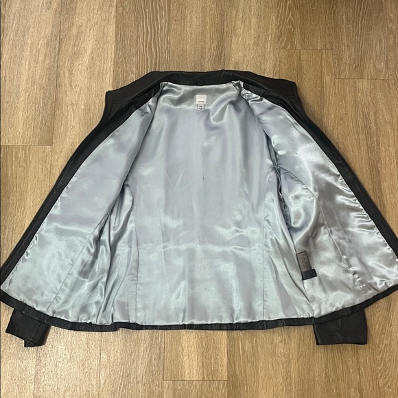 Wilsons Leather Maxima Zip Up Moto Leather Jacket size XL - Picture 4 of 7